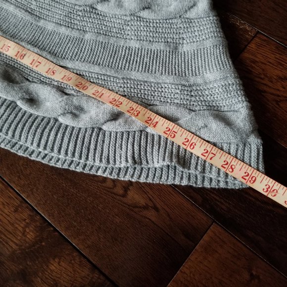 Military Hippie One Size Grey Batwing Sweater - Picture 5 of 7